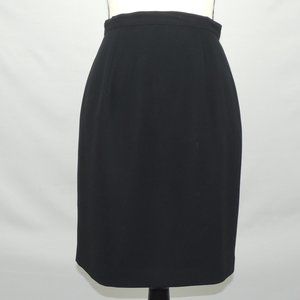 Ann Taylor Petites Classic Black Pencil Skirt